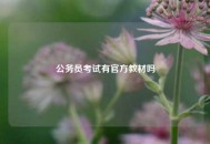 公务员考试有官方教材吗
